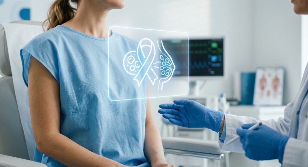 Objawy raka piersi i kolejne etapy diagnostyki choroby